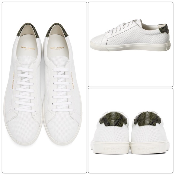 Saint Laurent Perforated Sneakers - Picture 1 of 13